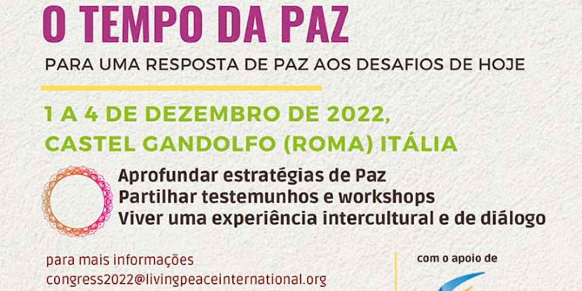 Living Peace_ Congresso Internacional - O tempo da Paz
