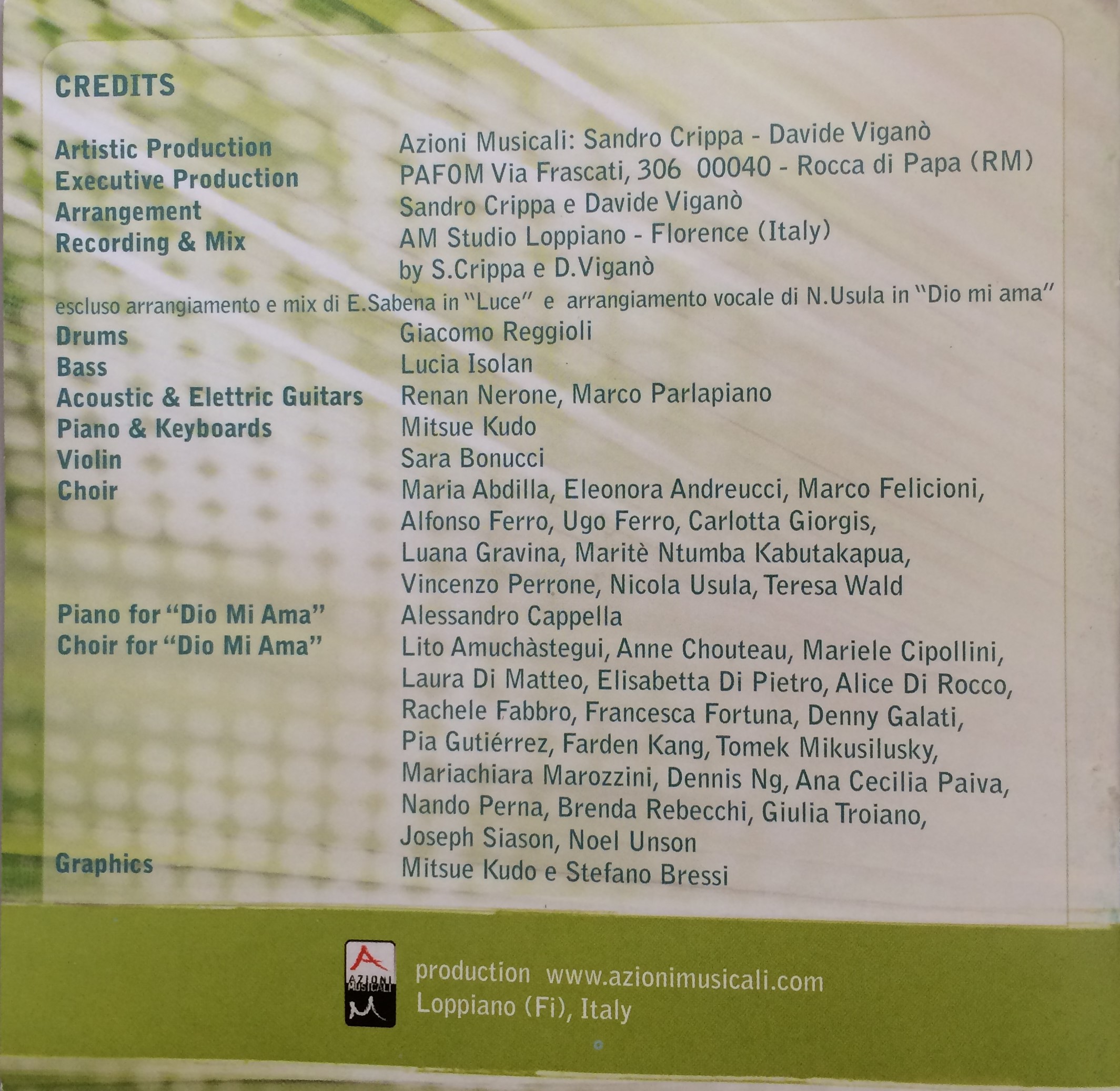 Album credits