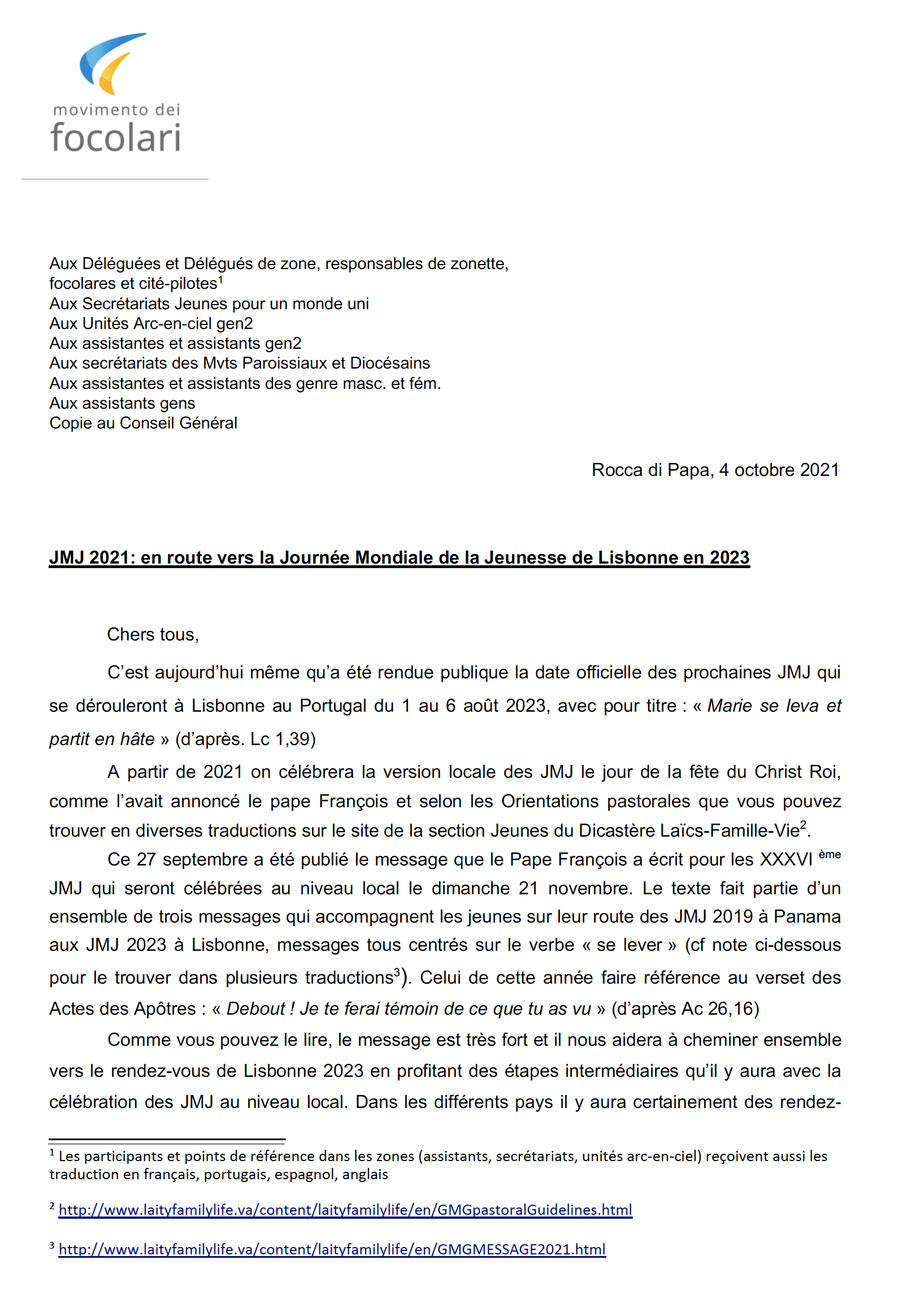 FR RGI GM 20211004 FR lettera commissione internazionale GMG 2023 1