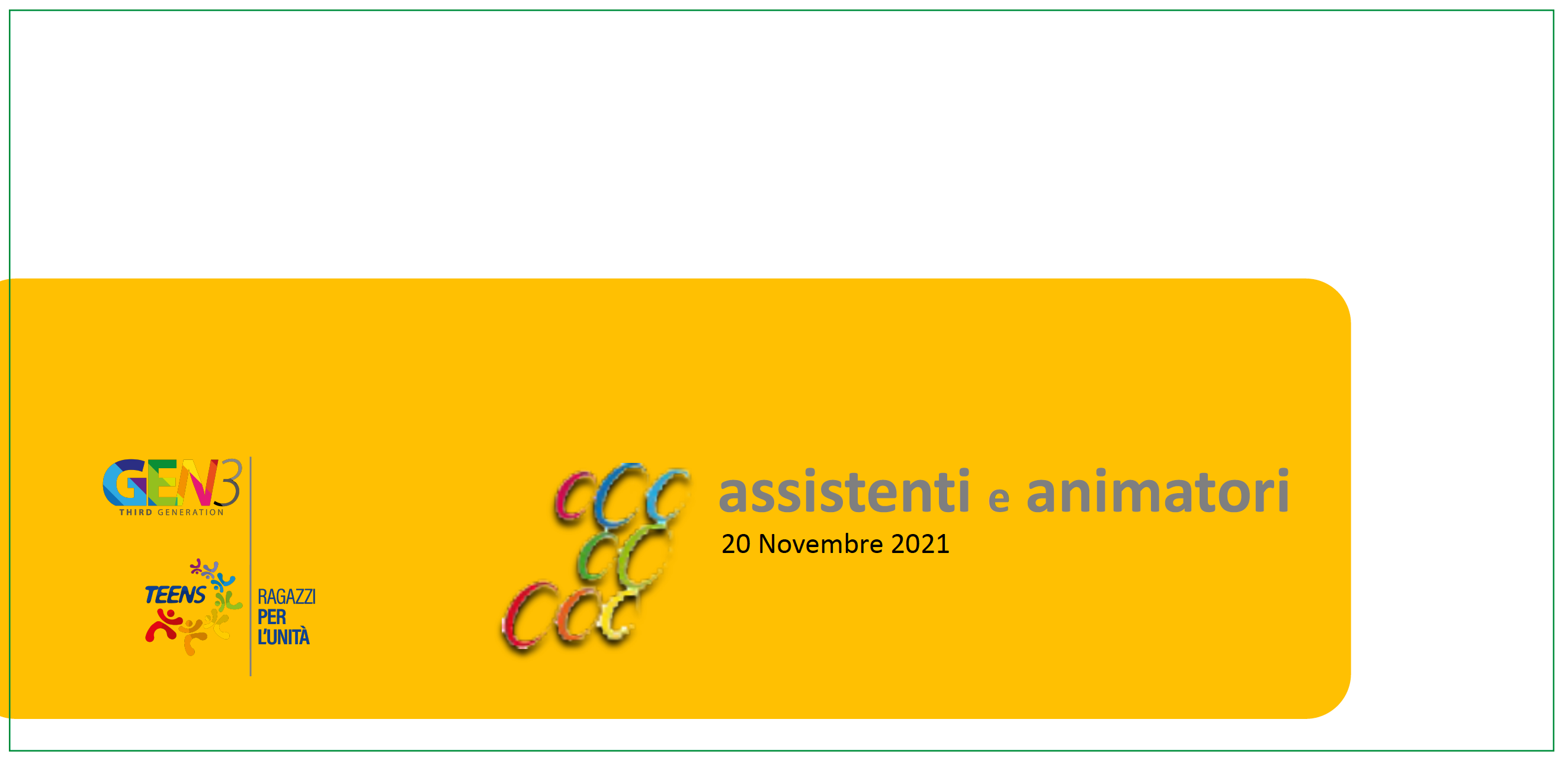 Incontro il 20 nov 1