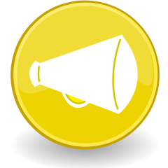 wikimedia megaphone - cc-by-sa; penubag; The people from the Tango! project.